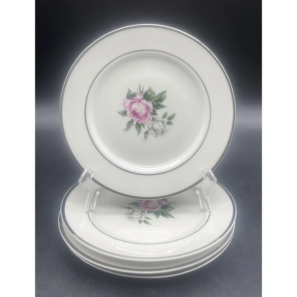 VTG‎ Royal Jackson MARGARET ROSE  Bread & Butter Plates 6